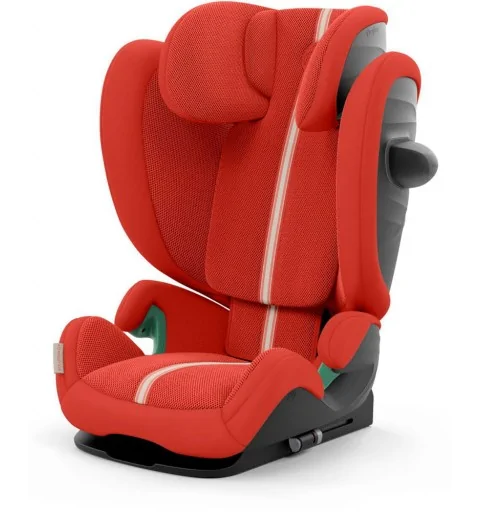 Cybex Solution G i-Fix - fotelik samochodowy 15-50 kg | Plus Hibiscus Red
